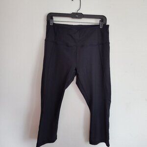Ladies SZ L Calia by Carrie Underwood Black Cropped Leggings